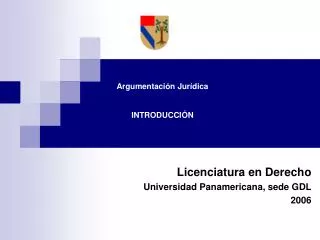 licenciatura en derecho universidad panamericana sede gdl 2006