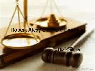 robert alexy e ronald dworkin