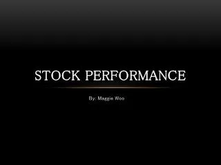 Stock Performance