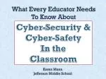 What Every Educator Needs To Know About - slide 1