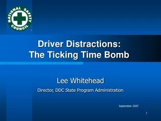 Driver Distractions: The Ticking Time Bomb