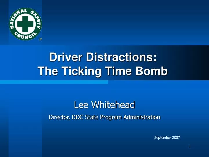driver distractions the ticking time bomb