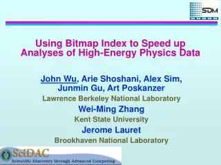 Using Bitmap Index to Speed up Analyses of High-Energy Physics Data
