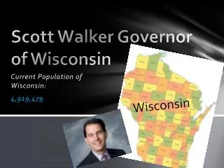 Scott Walker Governor of Wisconsin