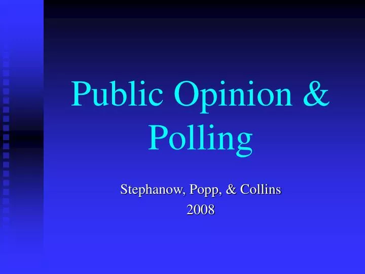 public opinion polling