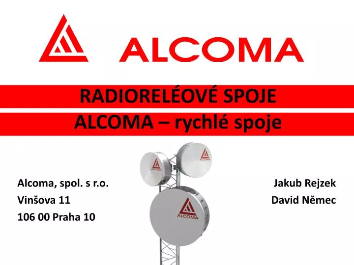 radiorel ov spoje alcoma rychl spoje