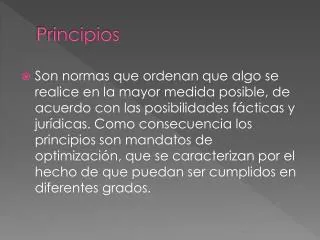 principios