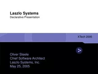 Laszlo Systems Declarative Presentation