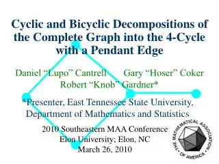 Cyclic and Bicyclic Decompositions of the Complete Graph into the 4-Cycle with a Pendant Edge