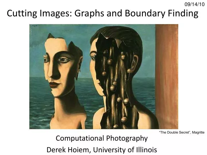 cutting images graphs and boundary finding