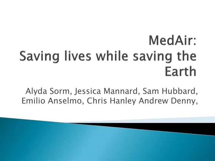 medair saving lives while saving the earth