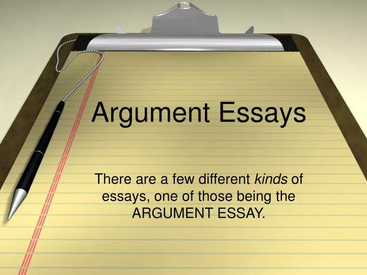 argument essays