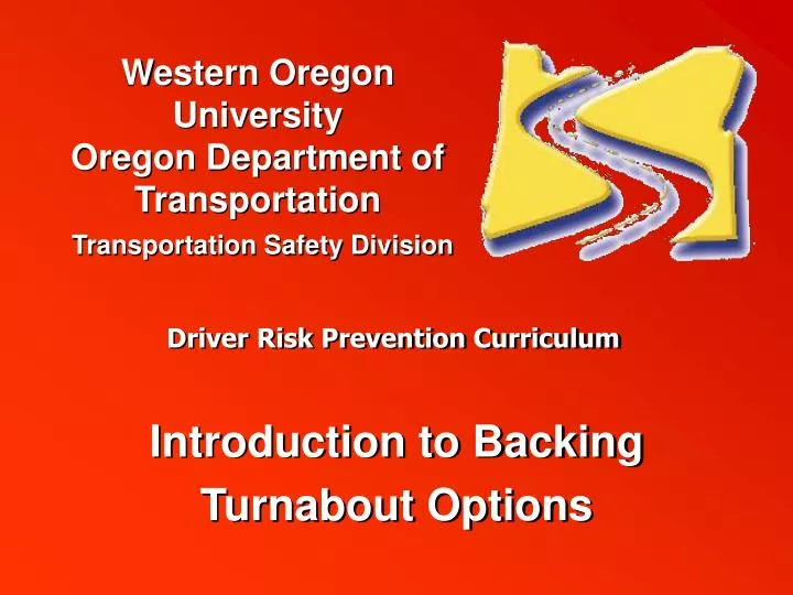 introduction to backing turnabout options