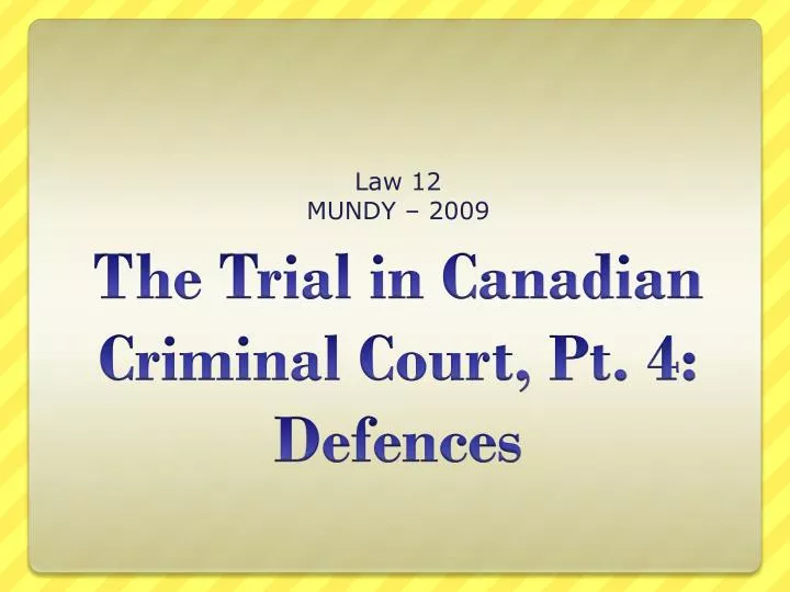 law 12 mundy 2009