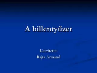 a billenty zet