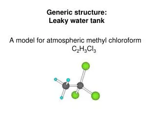Generic structure: Leaky water tank