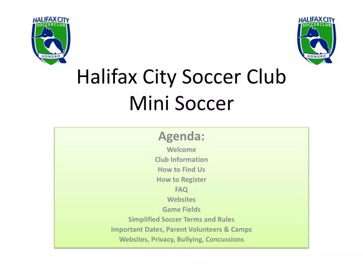 halifax city soccer club mini soccer