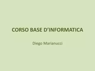 corso base d informatica