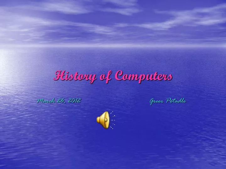 history of computers