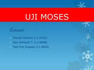 uji moses