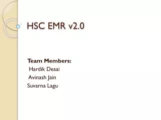 HSC EMR v2.0