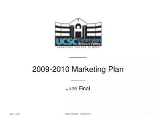 _____ 2009-2010 Marketing Plan _____ June Final