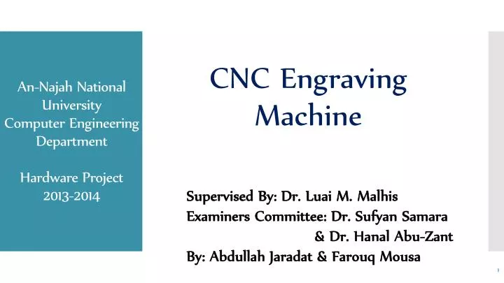 an najah national university computer engineering department hardware project 2013 2014