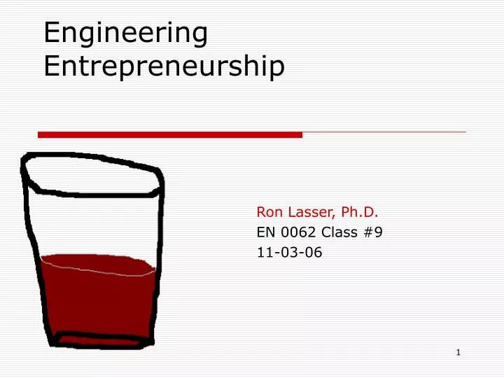 engineering entrepreneurship