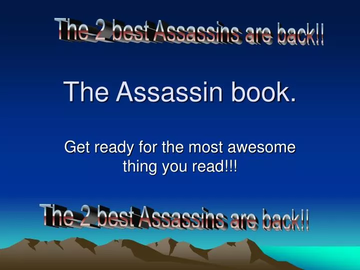 the assassin book
