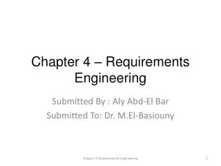 chapter 4 requirements engineering