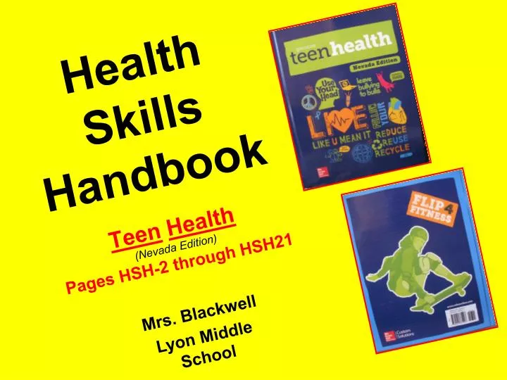 health skills handbook