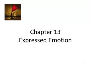 Chapter 13 Expressed Emotion