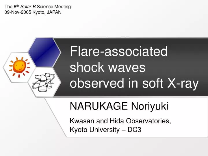 flare associated shock waves observed in soft x ray