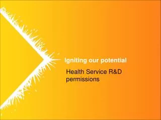 health service r d permissions
