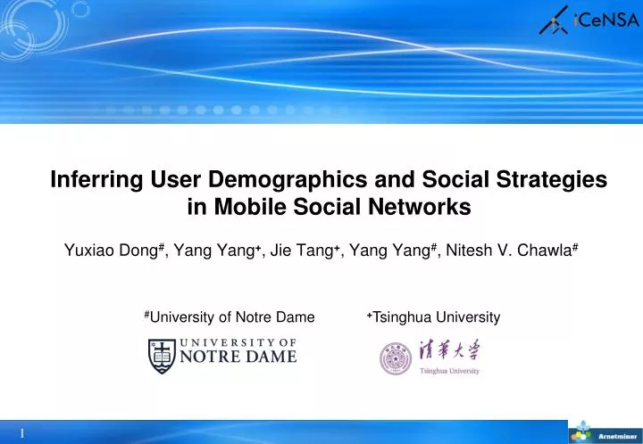 inferring user demographics and social strategies in mobile social networks