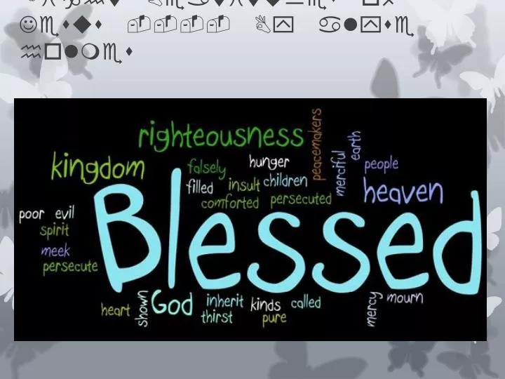 the eight beatitudes of jesus by alyse holmes