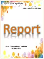 Report - slide 1