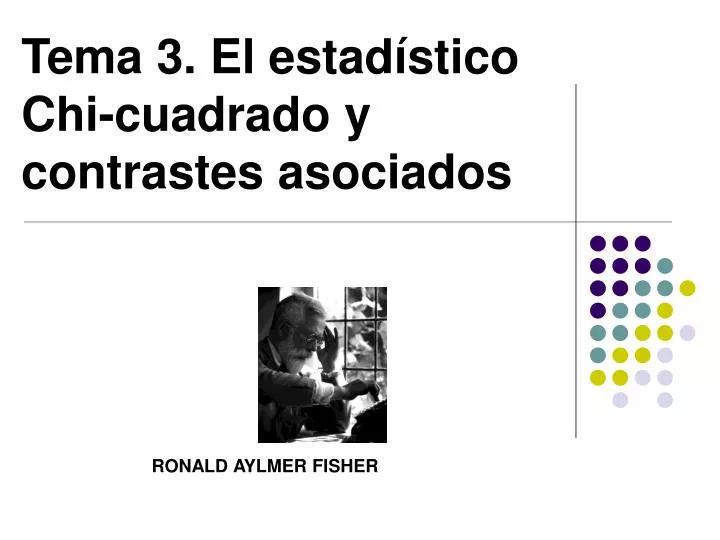 tema 3 el estad stico chi cuadrado y contrastes asociados