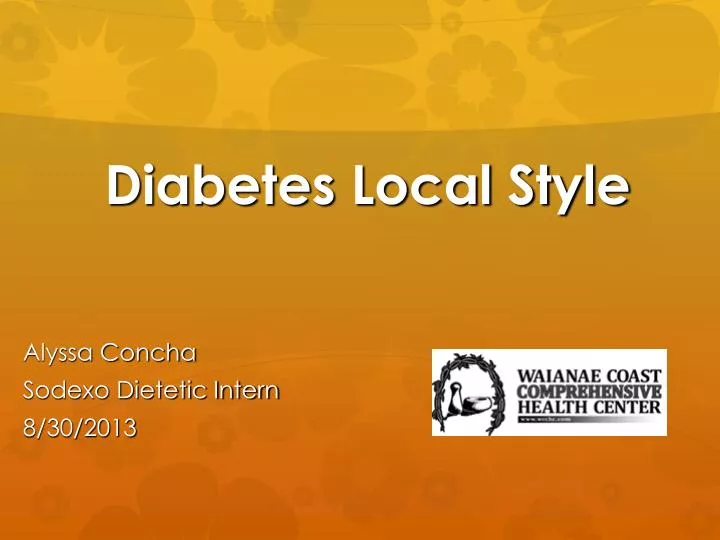 diabetes local style