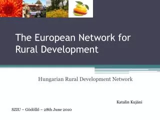 The European Network for Rural Development