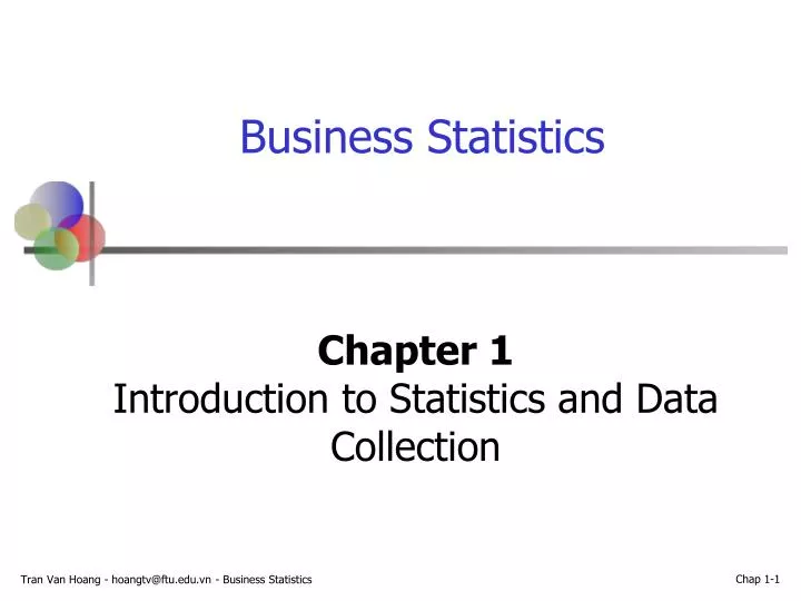 chapter 1 introduction to statistics and data collection