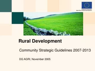 Rural Development