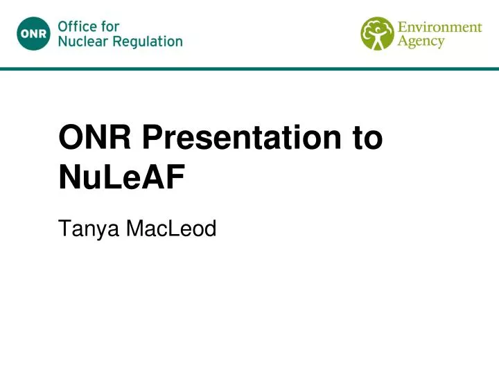 onr presentation to nuleaf