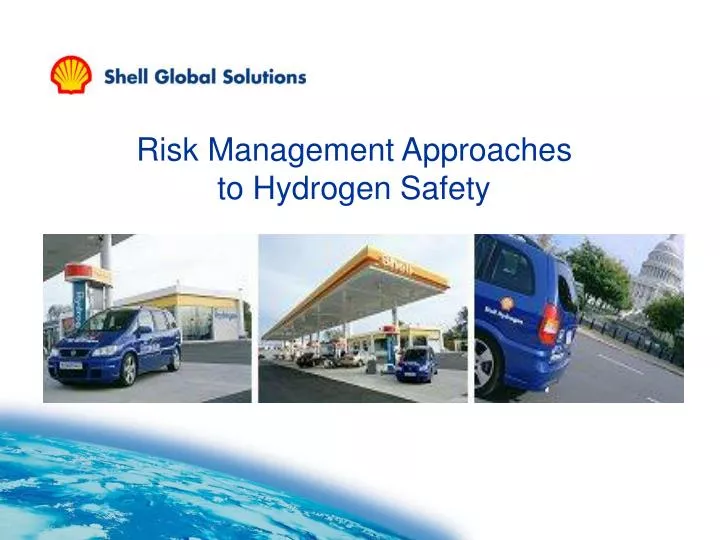 risk management approaches to hydrogen safety