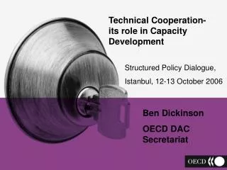 Technical Cooperation- its role in Capacity Development