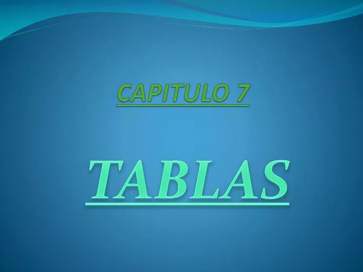 capitulo 7