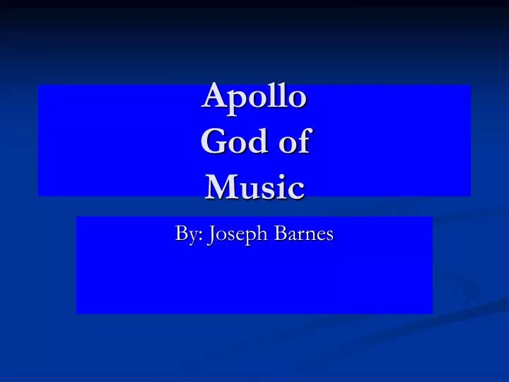 apollo god of music