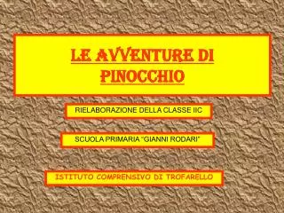 le avventure di pinocchio
