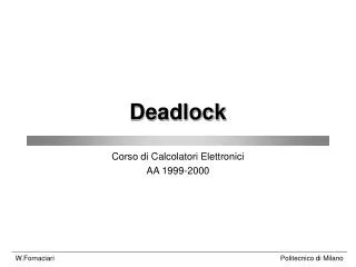 deadlock