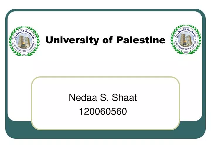 university of palestine